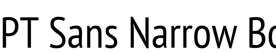 PT Sans Narrow Bold cкачати шрифт безкоштовно